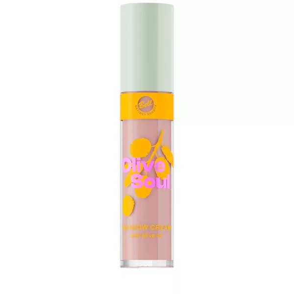 Bell Olive Soul Shadow Cream, kremowy cień do oczu, 001 Caramel olive, 4g