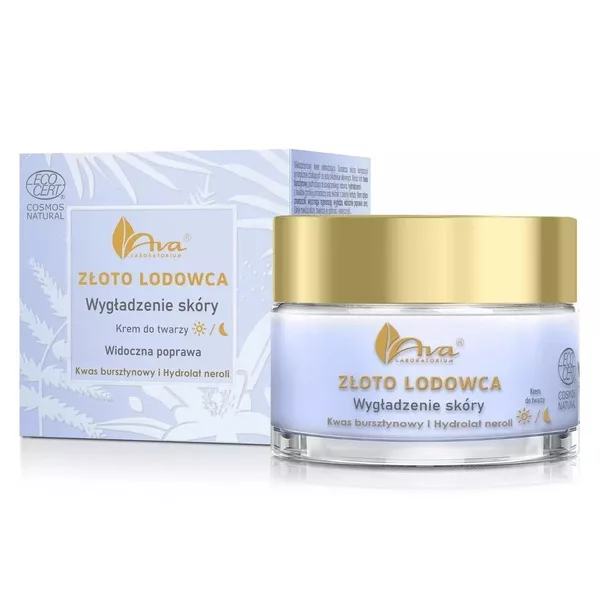 Ava Laboratorium Złoto Lodowca wygładzający krem do twarzy 50ml