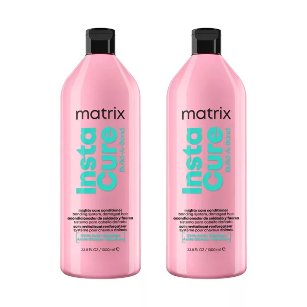Matrix Instacure Build-A-Bond, zestaw XL odbudowujący do włosów zniszczonych, szampon + odżywka