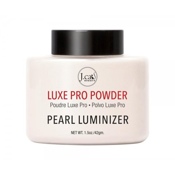 J.Cat Beauty Luxe Pro Powder, sypki puder utrwalający, Pearl Luminizer, 42g