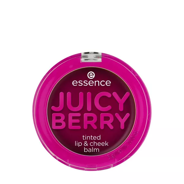 Essence Juicy Berry Tinted Lip & Cheek Balm, balsam do ust i policzków, 3g