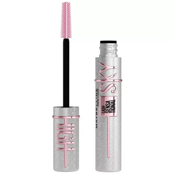 Maybelline New York Sensational Sky High, tusz do rzęs z brokatem, Space Diamond, 7,2ml