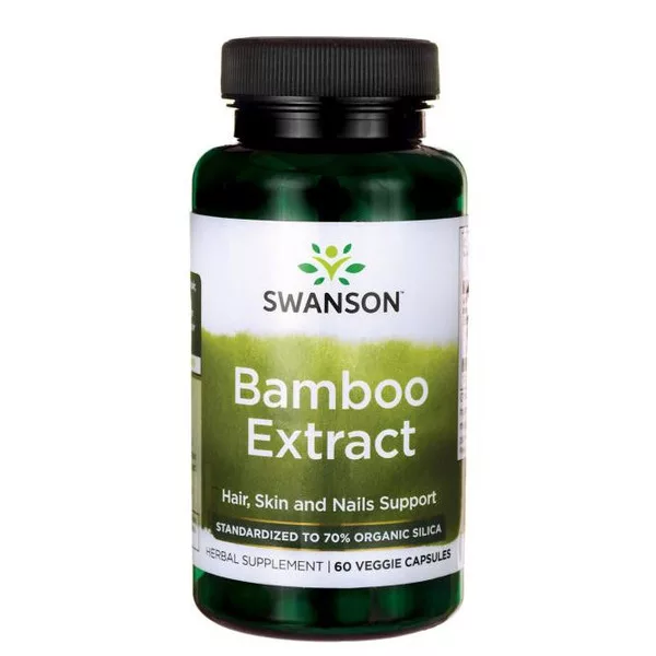 Swanson, bamboo ekstrakt, 60 kapsułek