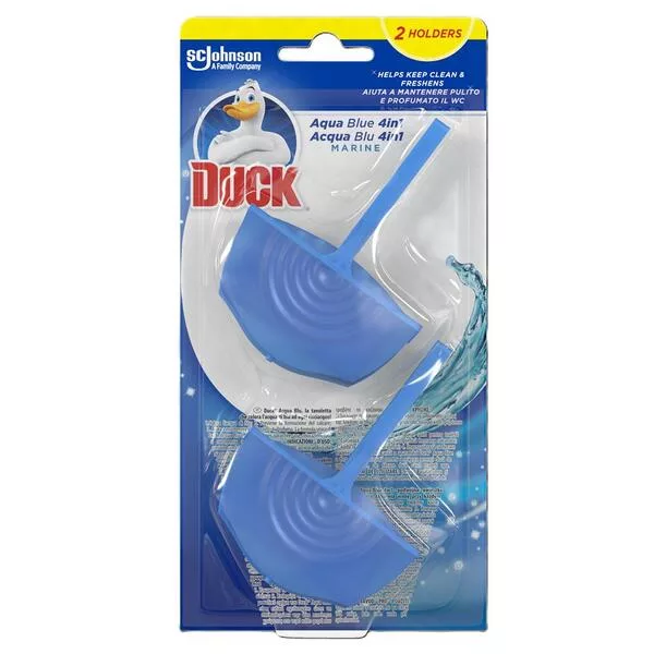 Duck Blue 4w1 - podwójna zawieszka do toalet, 2szt.