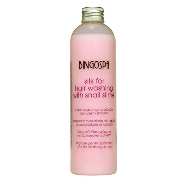 BingoSpa Jedwab do mycia włosów ze śluzem ślimaka 300ml