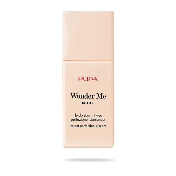 Pupa Wonder Me Nude, lekki podkład upiększający do twarzy, 010 Porcelain, 30ml