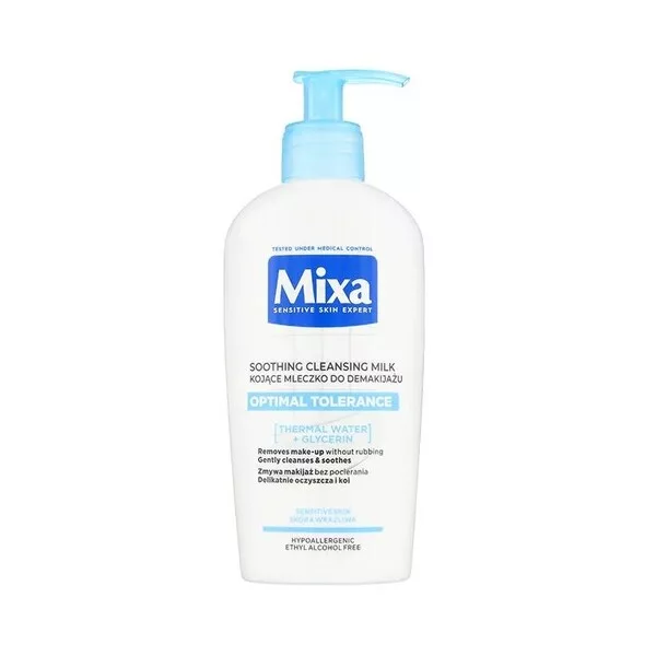 Mixa Nawilżenie, mleczko do demakijażu optymalna tolerancja, 200ml