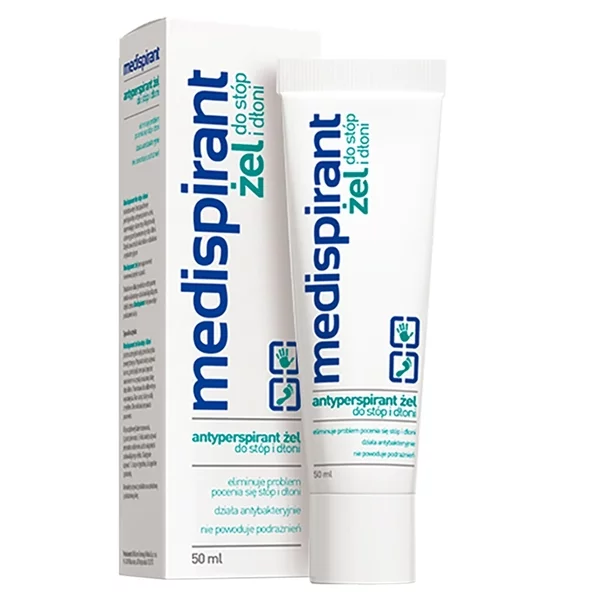 Medispirant Antyperspirant żel do stóp i dłoni 50ml (U)