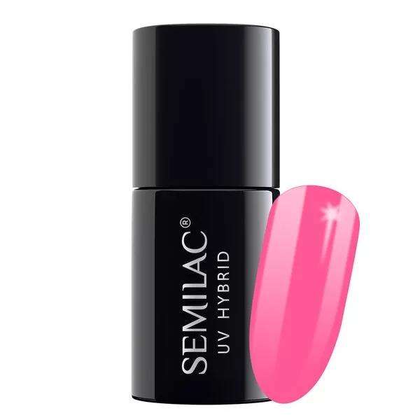 Semilac, lakier hybrydowy, 7ml, 043 Electric Pink