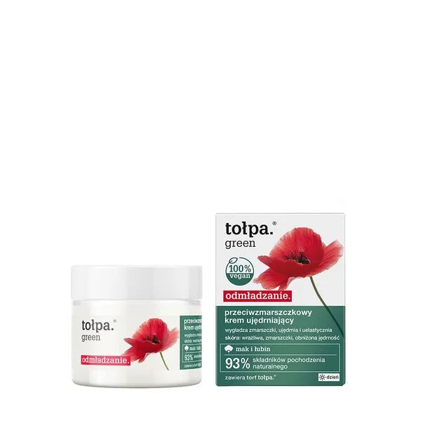 Tołpa Green, odmładzający przeciwzmarszczkowy krem ujędrniający, dzień, 50ml