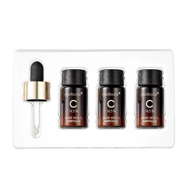 Medicube Deep Vita C Ampoule rozjaśniająco-ujędrniająca ampułka z Witaminą C 3x10ml