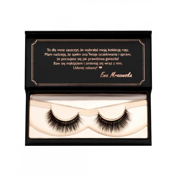 Lash Me Up! False Eyelashes sztuczne rzęsy na pasku Gold Queen 1 para