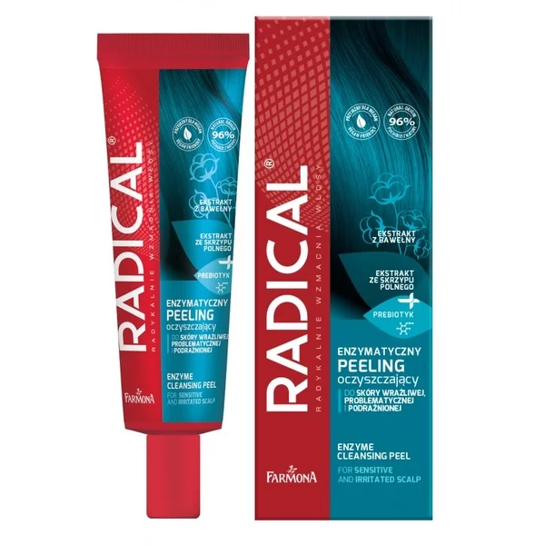 Farmona Radical enzymatyczny peeling oczyszczający do skóry wrażliwej problematycznej i podrażnionej 75ml