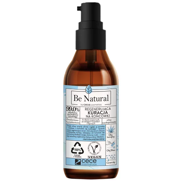 CeCe Be Natural, regenerująca kuracja na końcówki, 75ml