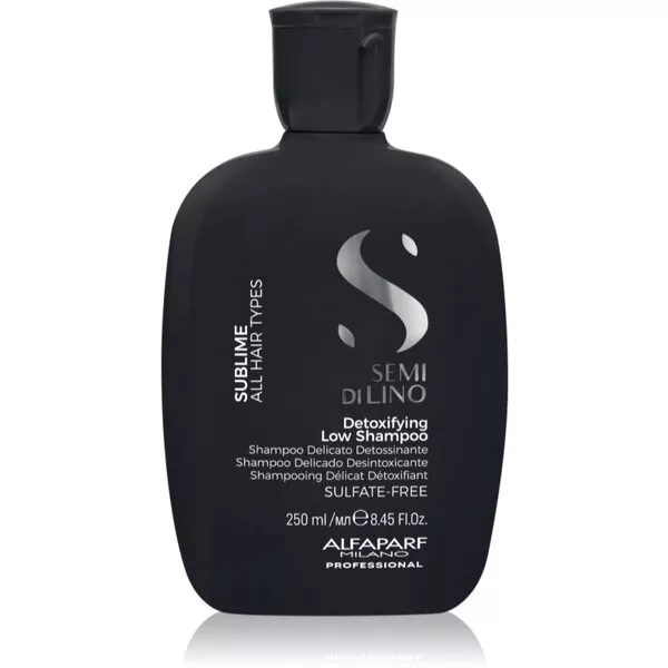 Alfaparf Milano Semi Di Lino Sublime, szampon oczyszczająco-detoksykujący do wszystkich rodzajów włosów, 250ml