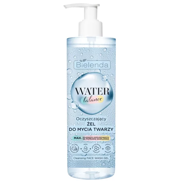 Bielenda Water Balance Oczyszczający żel Do Mycia Twarzy, 195g