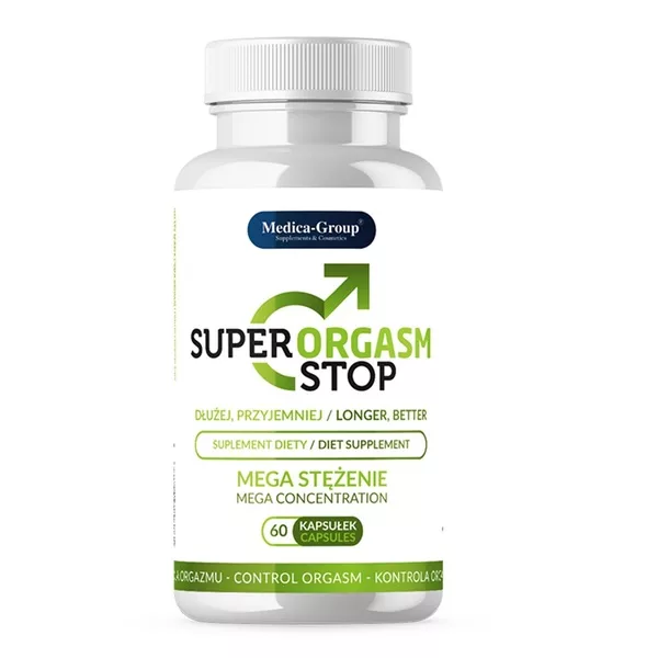 Medica-Group Super Orgasm Stop suplement diety na opóźnienie przedwczesnego wytrysku 60 kapsułek