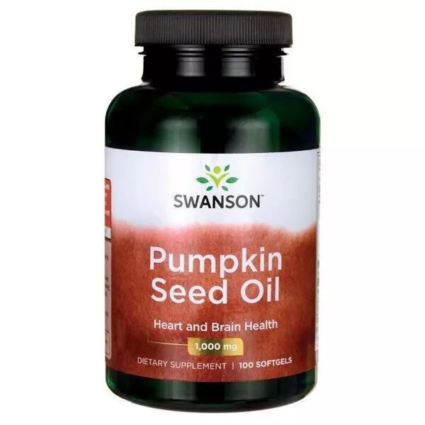 Swanson Olej z pestek dyni 1000mg 100 żelek