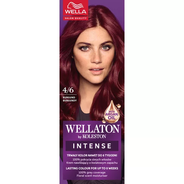 Wella Wellaton by Koleston, farba do włosów, Burgund, 4/6, 100ml