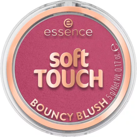 Essence Soft Touch Bouncy Blush, róż do twarzy, 20 Electric Peony, 5g