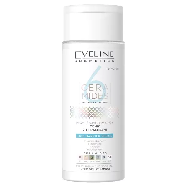 Eveline Cosmetics 6 Ceramides nawilżająco-kojący tonik z ceramidami 150ml