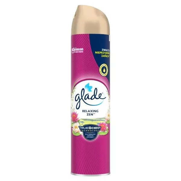 Glade Relaxing Zen - odświeżacz powietrza w aerozolu, 300ml