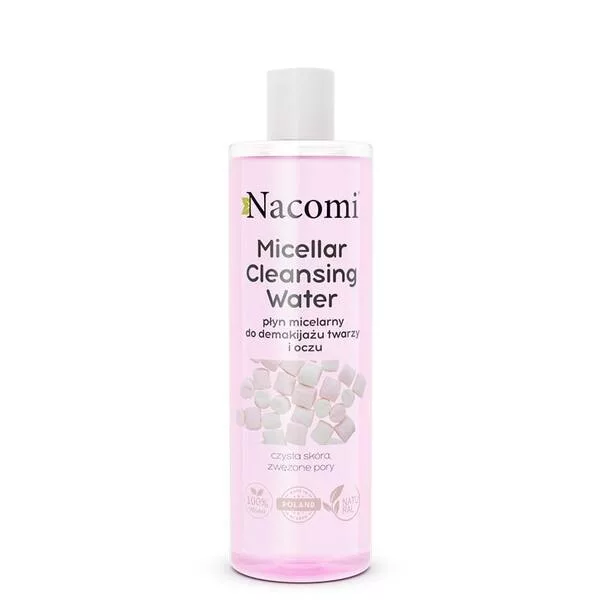 Nacomi, płyn micelarny zwężający pory, 400ml