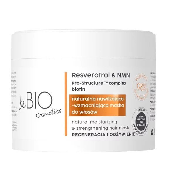 BeBio Ewa Chodakowska Longevity naturalna maska do włosów Regeneracja i Odżywienie 250ml