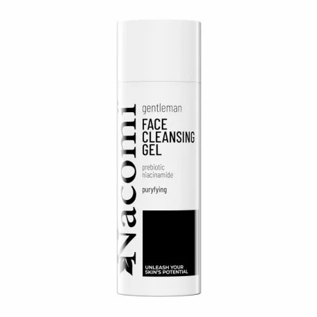 Nacomi GentleMan, żel do mycia twarzy z prebiotykami niacynamidem, 140ml