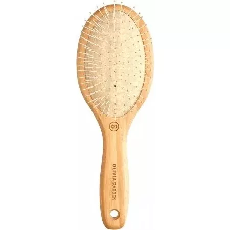 Olivia Garden Healthy Hair, szczotka bambusowa do masażu skóry głowy, wentylowana, HH-P5