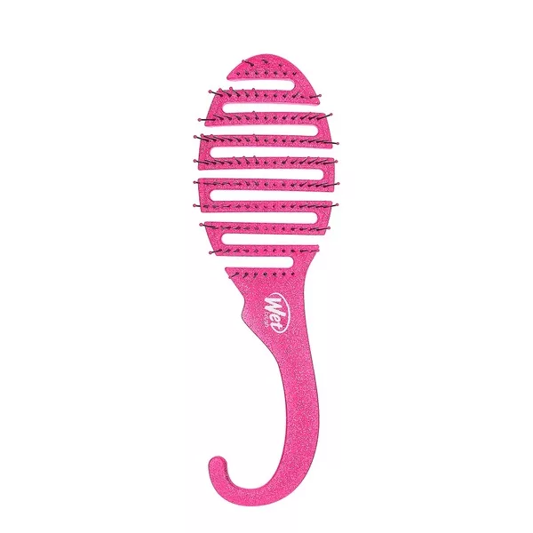 Wet Brush Shower Glitter Detangler, szczotka do włosów, różowa