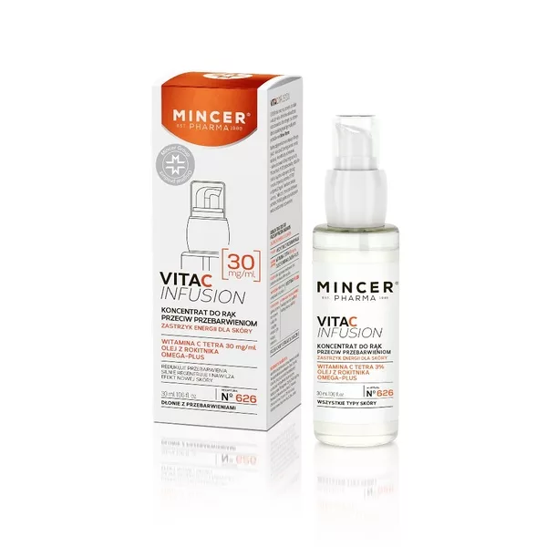 Mincer Pharma Vita C Infusion koncentrat do rąk przeciw przebarwieniom No.626 30ml