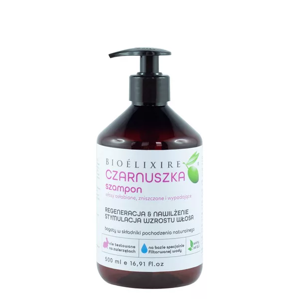 Bioelixire, szampon z czarnuszką, 500nl