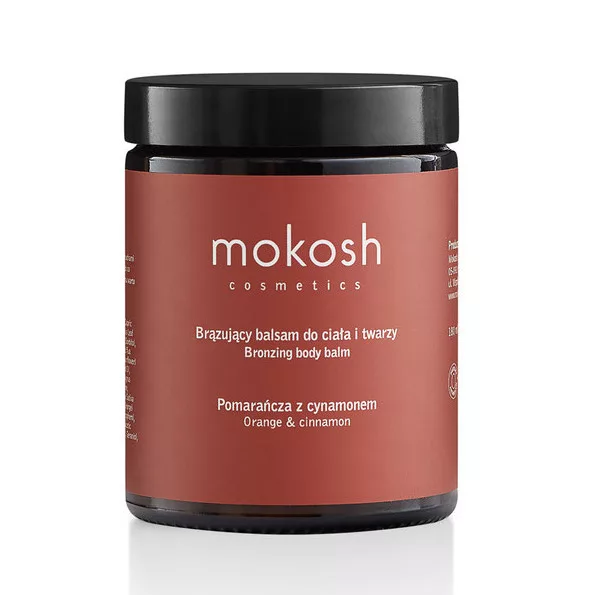 Mokosh, brązujący balsam do ciała i twarzy, pomarańcza z cynamonem, 180ml