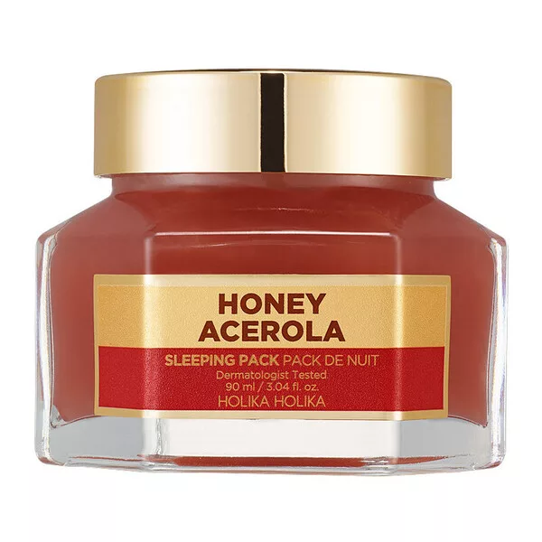 Holika Holika Honey Sleeping Pack, miodowa maseczka na noc z acerolą
