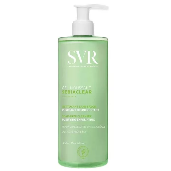 SVR Sebiaclear Gel Moussant żel oczyszczający do twarzy 400ml