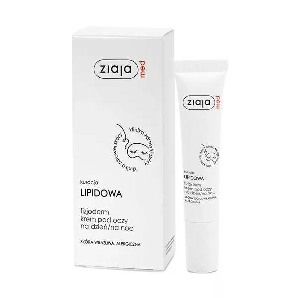 Ziaja Med Kuracja lipidowa, krem pod oczy na dzień/na noc, 15ml