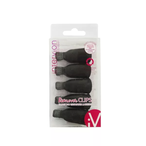 Inter Vion Remover Clips klipsy do zdejmowania lakieru 5szt.