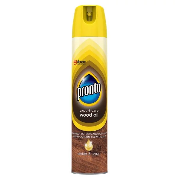 Pronto Expert Care, nawilżający olejek do mebli w aerozolu, 250ml