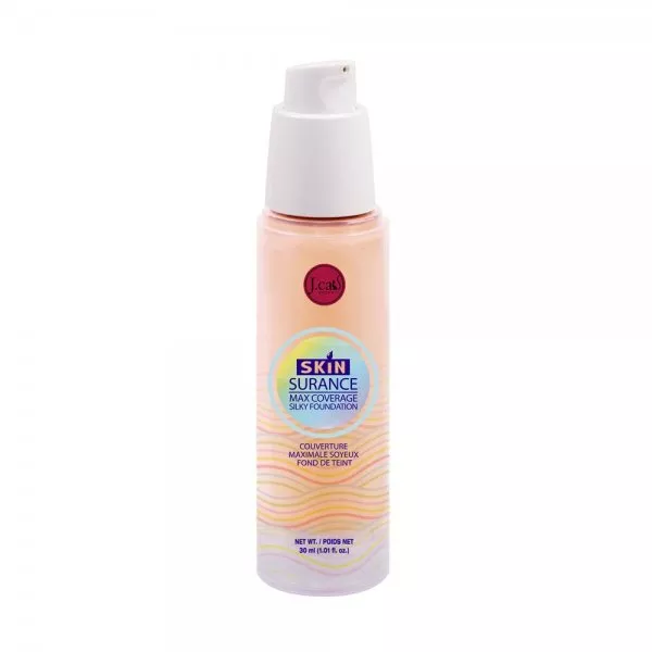 J.Cat Beauty Skinsurance Max Coverage Silky Foundation, podkład kryjący do twarzy, Ivory, 7.5g