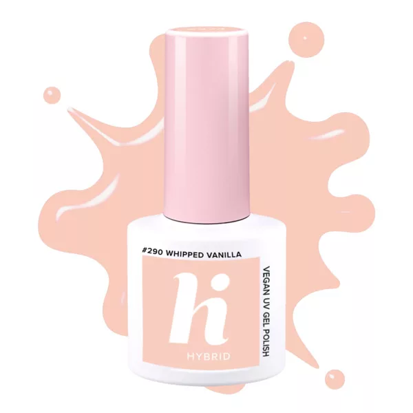 hi hybrid Brownie Obsession, lakier hybrydowy, #290 Whipped Vanilla, 5ml