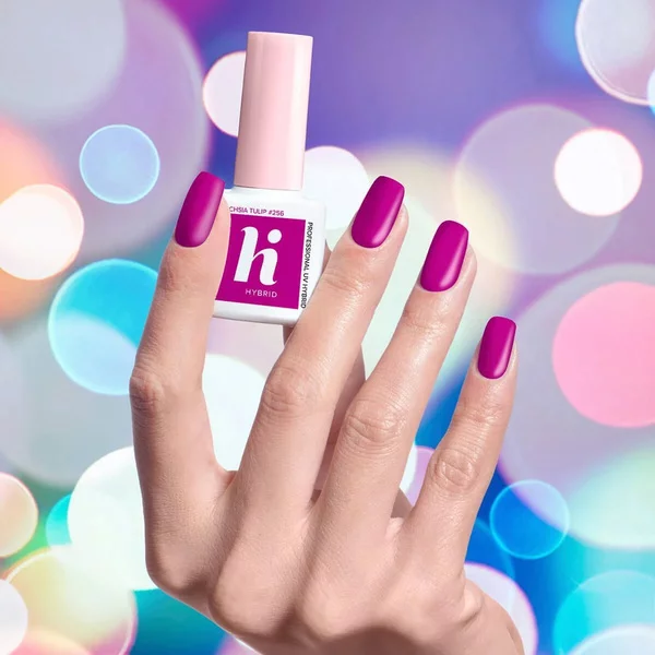 hi hybrid, lakier hybrydowy, 5ml, #256 Fuchsia Tulip