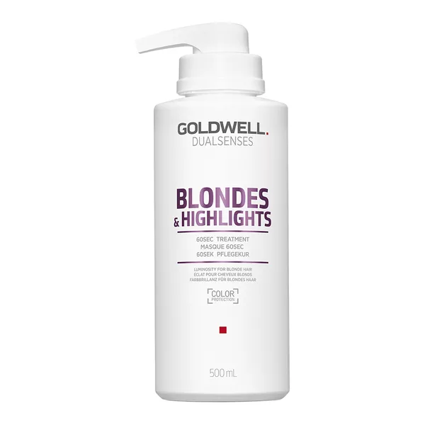 Goldwell Dualsenses Blondes & Highlights, 60-sekundowa kuracja neutralizująca, 500ml