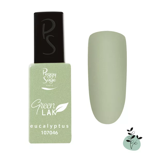 Peggy Sage Green Lak, lakier do paznokci utwardzany lampą UV/LED, eucalyptus, 10ml