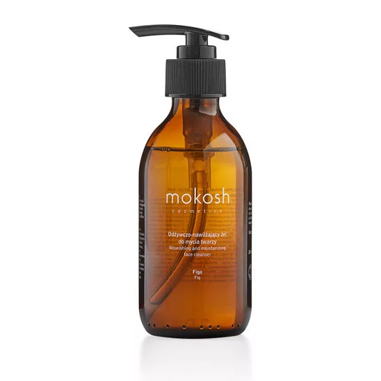 Mokosh, odżywczo-nawilżający żel do mycia twarzy, figa, 200ml