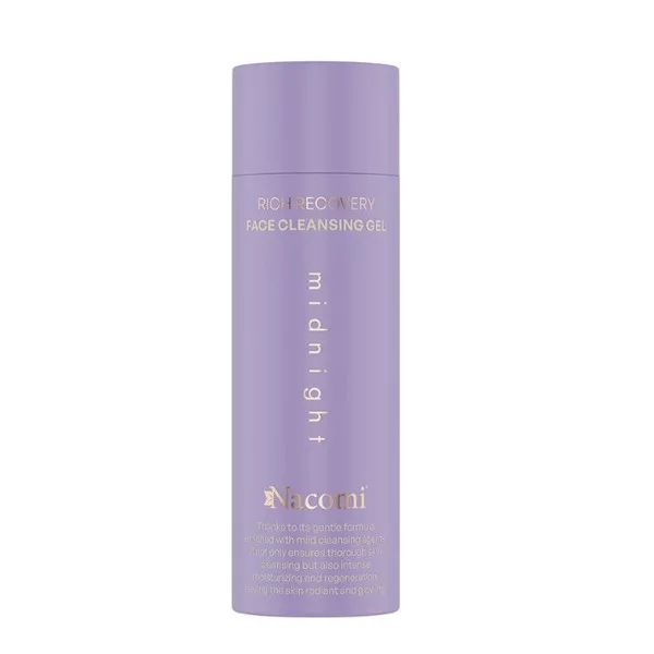 Nacomi Rich recovery, żel do mycia twarzy, midnight, 140ml