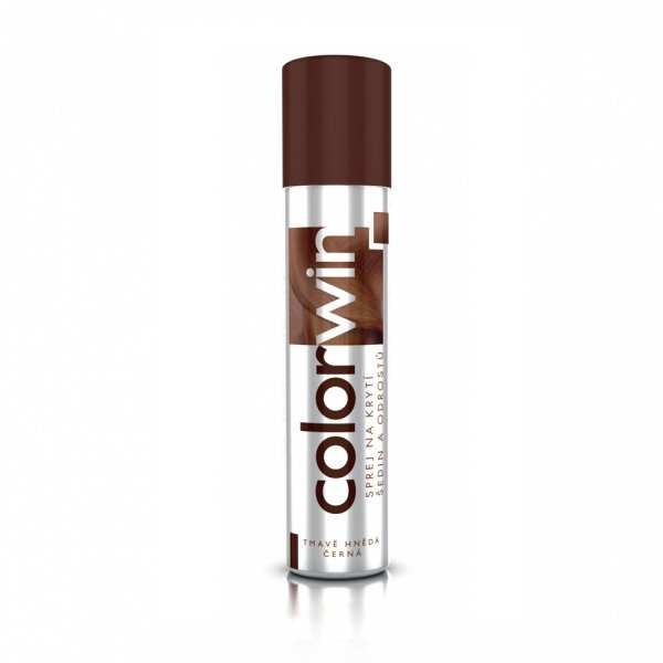 Colorwin Spray do retuszu odrostów Ciemny Brąz 75ml