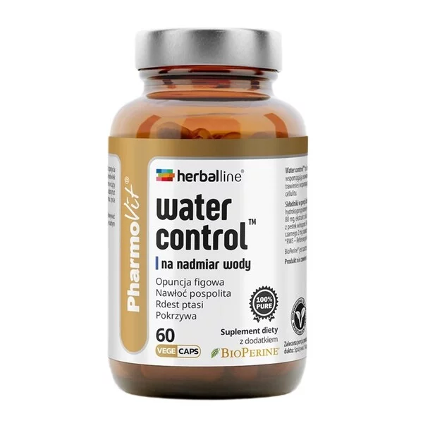 Pharmovit Water Control na nadmiar wody suplement diety 60 kapsułek