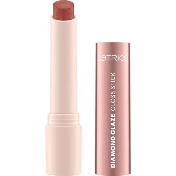 Catrice Diamond Glaze Gloss Stick, szminka w sztyfcie z połyskiem, 010 No Glitter, No Glory, 1.6g