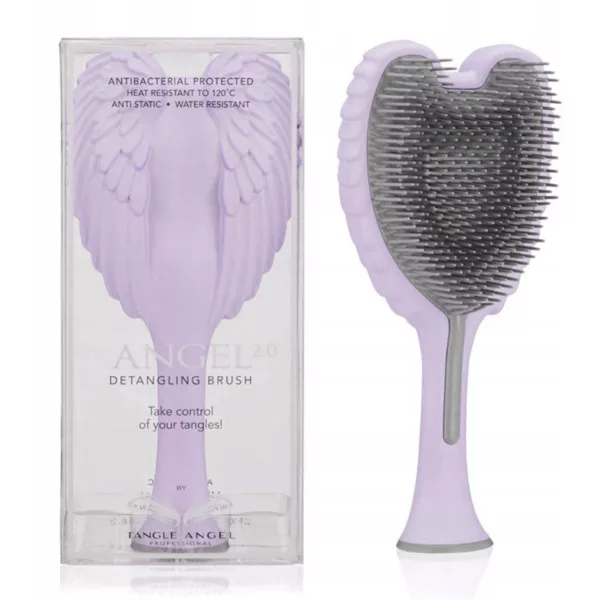 Tangle Angel 2.0, pastelowa szczotka do włosów, Lilac/Grey